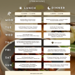 KAI Confinement Meal Menu (Week 2 - Premium)