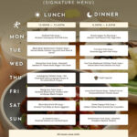 KAI Signature Meal Delivery Menu (Week 1)